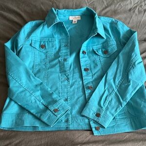 Appleseed's Turquoise Jean Jacket